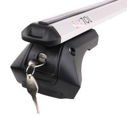 SIXTOL Příčný nosník se zámkem hliníkový ROOF RACK PRO 120cm, nosnost 90kg