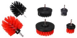 SIXTOL Sada kartáčů na vrtačku pro čištění auta CAR DETAILING DRILL BRUSH 6, 6ks