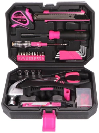 SIXTOL Sada nářadí HOME PINK 66 SIXTOL Sada nářadí HOME PINK 66