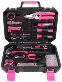 SIXTOL Sada nářadí HOME PINK 88