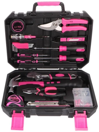 SIXTOL Sada nářadí HOME PINK 88 SIXTOL Sada nářadí HOME PINK 88