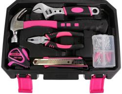 SIXTOL Sada nářadí HOME PINK 88