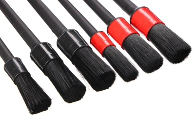 SIXTOL Sada precizních štětců pro čištění auta CAR DETAILING BRUSH 6, 6ks