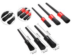 SIXTOL Sada precizních štětců pro čištění auta CAR DETAILING BRUSH 6, 6ks