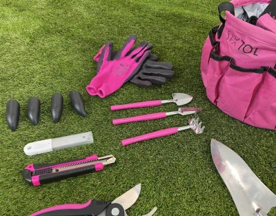 SIXTOL Sada zahradního nářadí GARDEN PINK 10