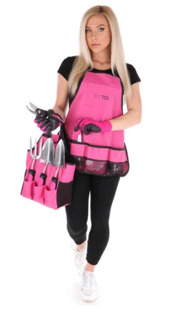 SIXTOL Sada zahradního nářadí GARDEN PINK 12