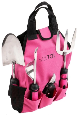 SIXTOL Sada zahradního nářadí GARDEN PINK 12