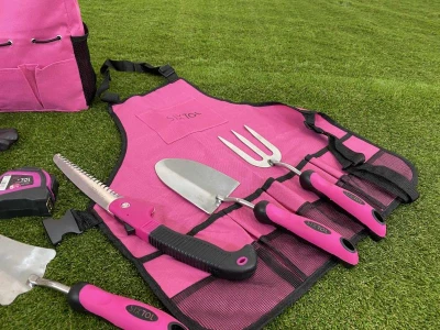 SIXTOL Sada zahradního nářadí GARDEN PINK 12