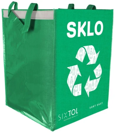 SIXTOL Taška na tříděný odpad SORT EASY GLASS, 30x30x40cm, 36l SIXTOL Taška na tříděný odpad SORT EASY GLASS, 30x30x40cm, 36l