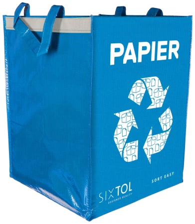 SIXTOL Taška na tříděný odpad SORT EASY PAPIER, 30x30x40cm, 36l SIXTOL Taška na tříděný odpad SORT EASY PAPIER, 30x30x40cm, 36l