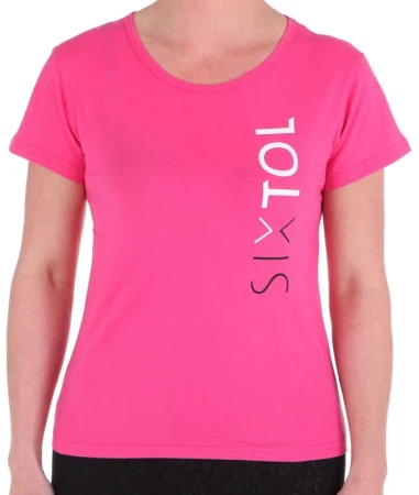 SIXTOL Tričko dámské T-SHIRT, růžová, velikost S, 100% bavlna SIXTOL Tričko dámské T-SHIRT, růžová, velikost S, 100% bavlna