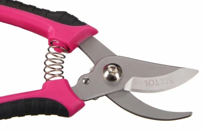 SIXTOL Zahradní nůžky GARDEN PINK ONE, nerez, 20cm