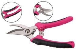 SIXTOL Zahradní nůžky GARDEN PINK ONE, nerez, 20cm (VÝPRODEJ)