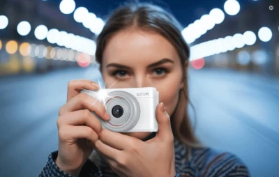 SJCAM ZV200 bílý kompaktní fotoaparát