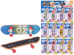 Skateboard prstový kovový prkno s grafikou různé druhy na kartě Skateboard prstový kovový prkno s grafikou různé druhy na kartě