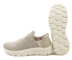 Skechers 124836-TPE béžové dámske Slip-in poltopánky
