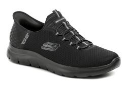 Skechers 232457-BBK čierne pánske Slip-in poltopánky Skechers 232457-BBK čierne pánske Slip-in poltopánky