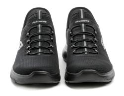 Skechers 232457-BBK černé pánské Slip-in polobotky
