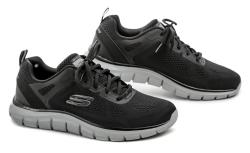 Skechers 232698-BKCC čierne pánske poltopánky