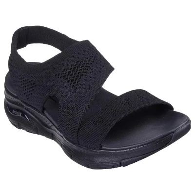 Skechers Arch Fit Brightest Day W black 2025 dámské sandály POUZE Velikost EU 37 (VÝPRODEJ)