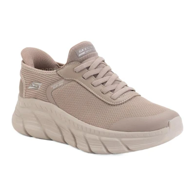 Skechers Bobs B Flex Hi Linear Force Slip-Ins W taupe dámské tenisky