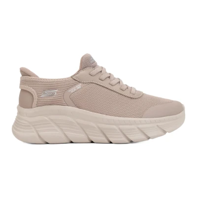 Skechers Bobs B Flex Hi Linear Force Slip-Ins W taupe dámské tenisky