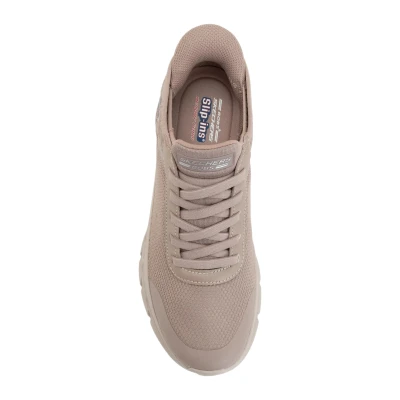 Skechers Bobs B Flex Hi Linear Force Slip-Ins W taupe dámské tenisky