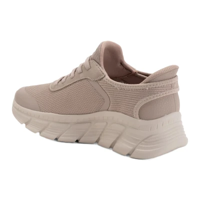 Skechers Bobs B Flex Hi Linear Force Slip-Ins W taupe dámské tenisky