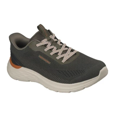 Skechers Garner Bungee Lace Slip-Ins M olive pánské tenisky
