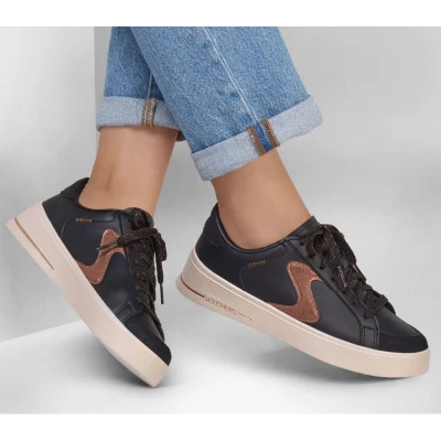 Skechers Hiland Quite Chic black/brown dámské tenisky