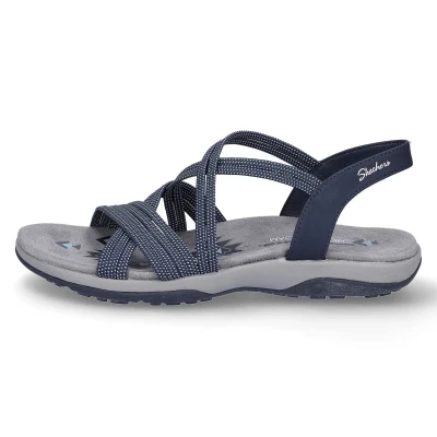 Skechers Reggae Slim Turn It Up W navy dámské sandály
