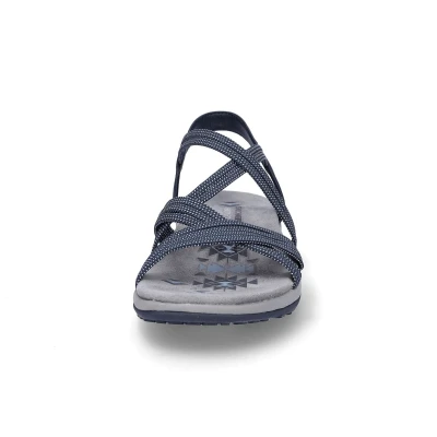 Skechers Reggae Slim Turn It Up W navy dámské sandály