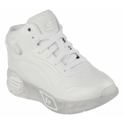 Skechers S Lights Remix white dětské tenisky