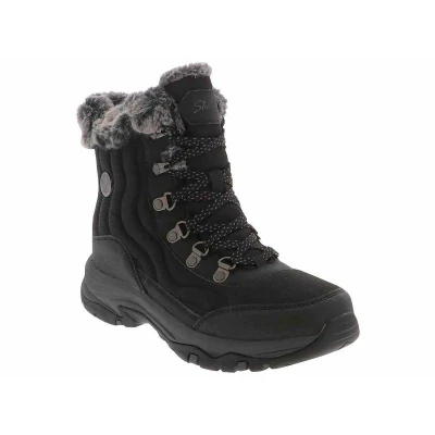 Skechers Trego Stormie WP W black/black dámské zimní boty