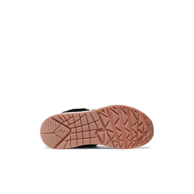 Skechers Uno Cozy On Air black/gold dětské zimní boty