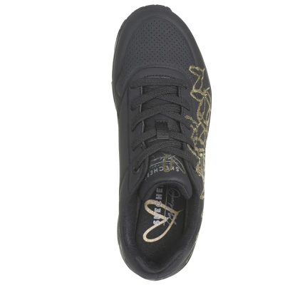 Skechers Uno Golden Heart black/gold dámské tenisky