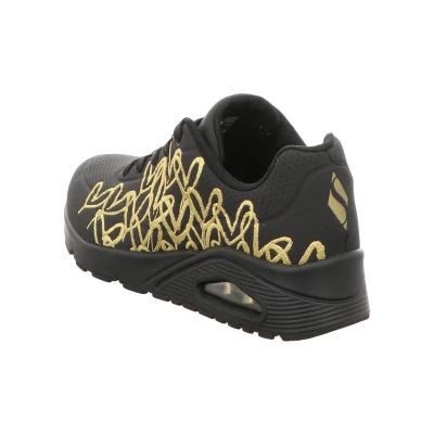 Skechers Uno Golden Heart black/gold dámské tenisky