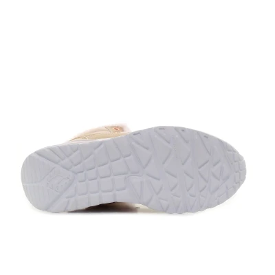 Skechers Uno Lite Camo Daz gold/pink dětské zimní boty