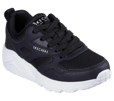 Skechers Uno Lite Jr black/white dětské tenisky