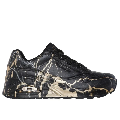 Skechers Uno Marbel Marvel W black/print dámské tenisky