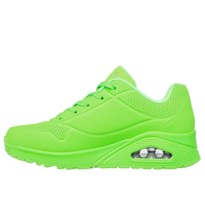 Skechers Uno Night Shades lime green dámské tenisky