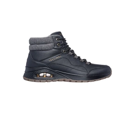 Skechers Uno Rugged black/black dámské zimní boty