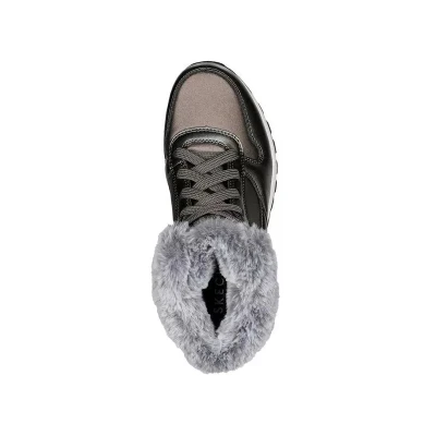 Skechers Uno Rugged Cool Nova gunmetal dámské zimní boty