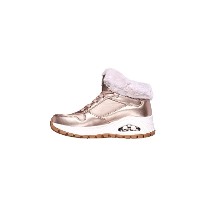 Skechers Uno Rugged Cool Nova rose gold dámské zimní boty