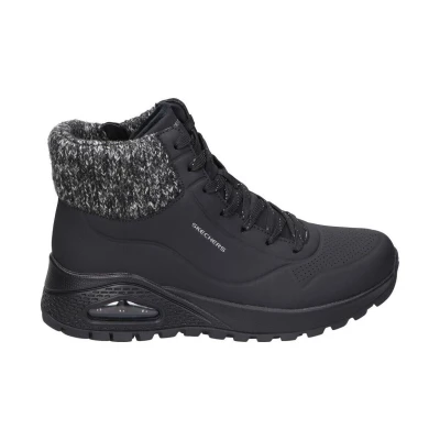 Skechers Uno Rugged Darling Daze black/black dámské zimní boty