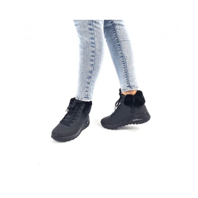 Skechers Uno Rugged Fall Air W black dámské zimní boty