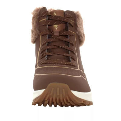 Skechers Uno Rugged Zip Up taupe/gold dámské zimní boty