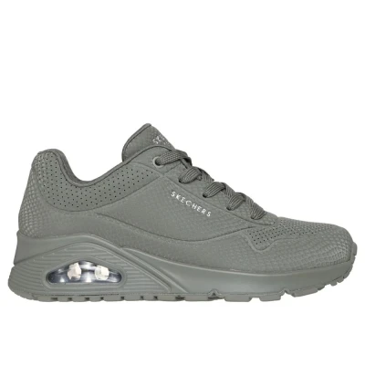 Skechers Uno Shiny scale W olive dámské tenisky
