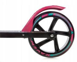 Raven Dots black 200 mm skládací koloběžka s ruční brzdou