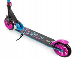 Raven Elena black 145mm skládací koloběžka + led kolečka